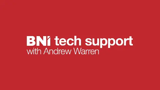 BNI Tech Support